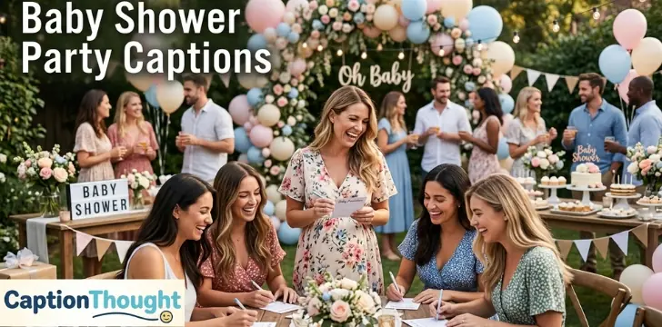 Baby Shower Party Captions