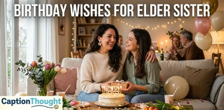 Birthday Wishes for Elder Sister