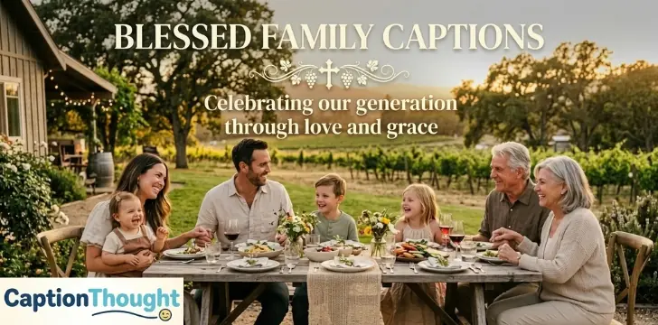 Blessed Family Captions