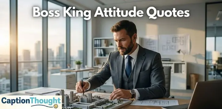 Boss King Attitude Quotes
