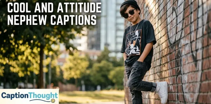 Cool and Attitude Nephew Captions