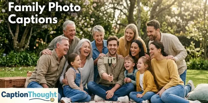 Family Photo Captions