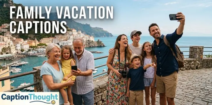 Family Vacation Captions