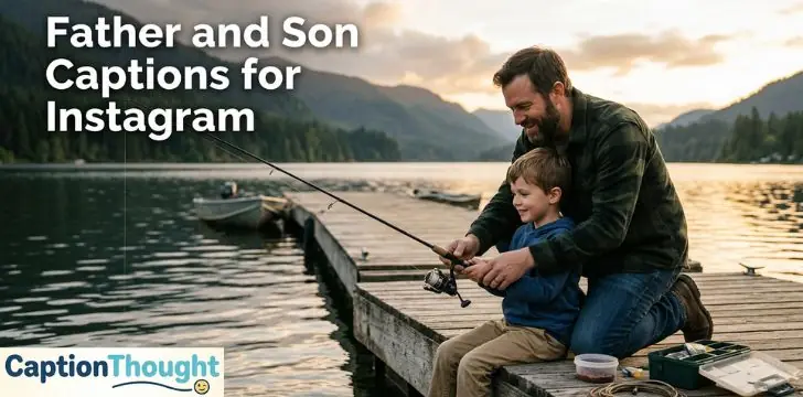 Father and Son Captions for Instagram 
