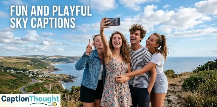 Fun and Playful Sky Captions