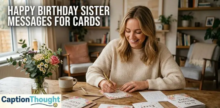 Happy Birthday Sister Messages for Cards