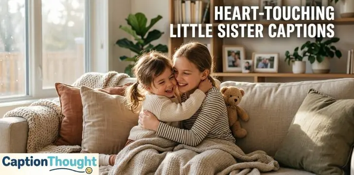 Heart-Touching Little Sister Captions