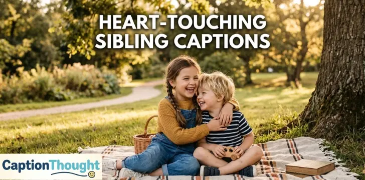 Heart Touching Sibling Captions