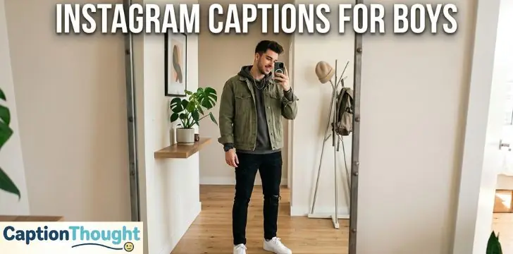 Instagram Captions for Boys
