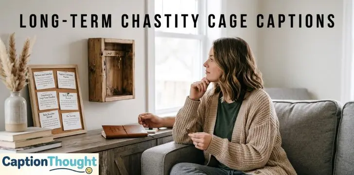 Long-Term Chastity Cage Captions