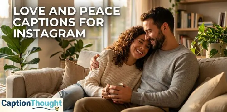 Love and Peace Captions for Instagram