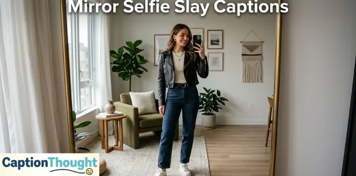 Mirror Selfie Slay Captions 