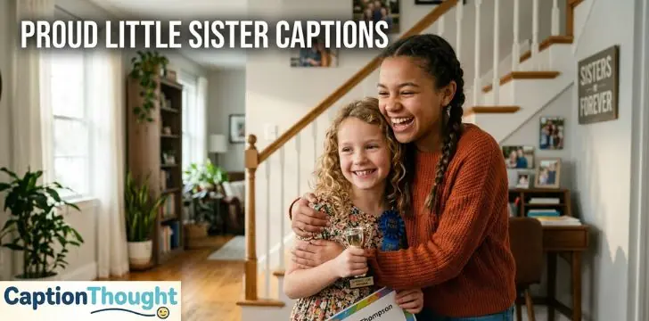 Proud Little Sister Captions