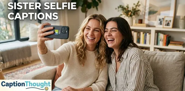 Sister Selfie Captions