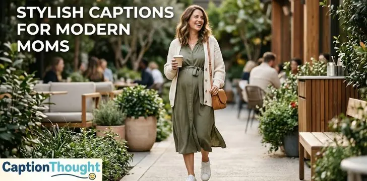 Stylish Captions for Modern Moms
