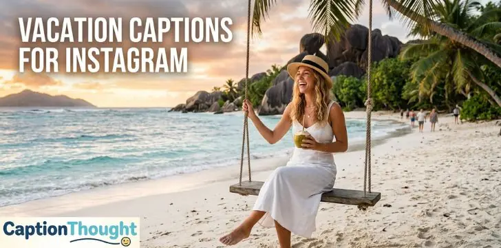 Vacation Captions for Instagram